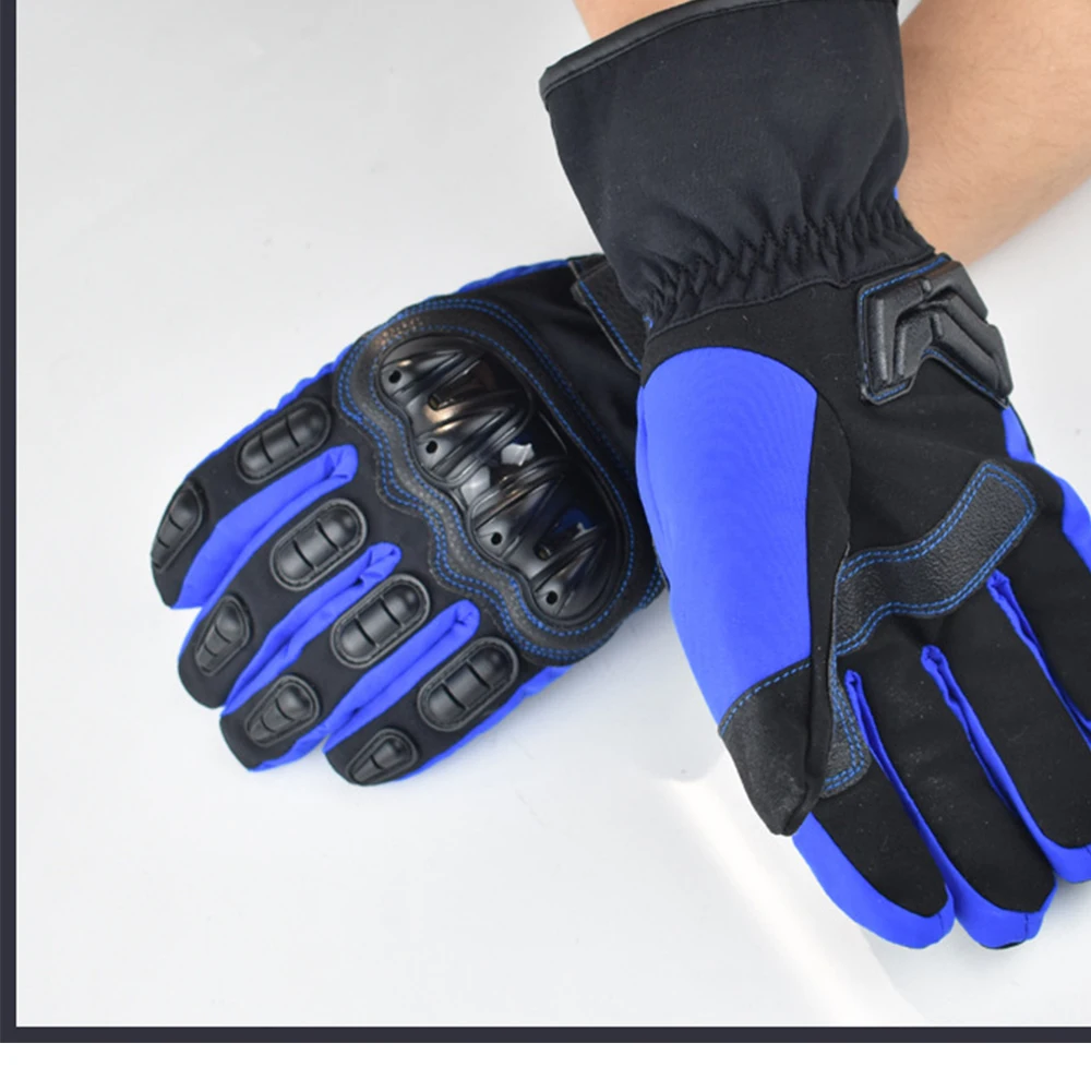 1 пара водонепроницаемые теплые Мотоциклетные Перчатки из полиэстера и