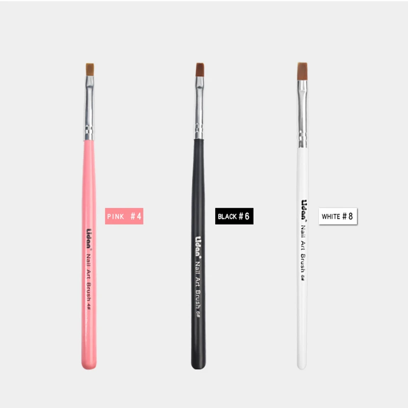 1 шт Профессиональный Маникюр УФ гелевая ручка деревянная DIY лак для ногтей