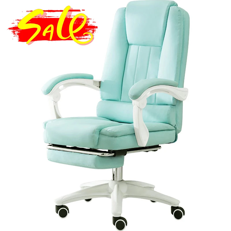

High-quality Ergonomic Computer Chair Home Comfortable Reclining Pink Girl Anchor Live Gaming Chair Rotating Lift Office Chair
