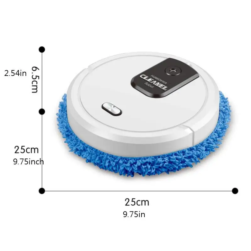 

Household Floor Mops USB Charging Vacuum Cleaner Rotary Mopping Machine Humidifying Spray Intelligent Sweeping Robot Dropshiping