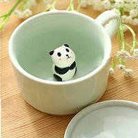new coffee milk tea ceramic mugs 3d animal morning cup with panda inside best gift for morning drink weddings birthdays