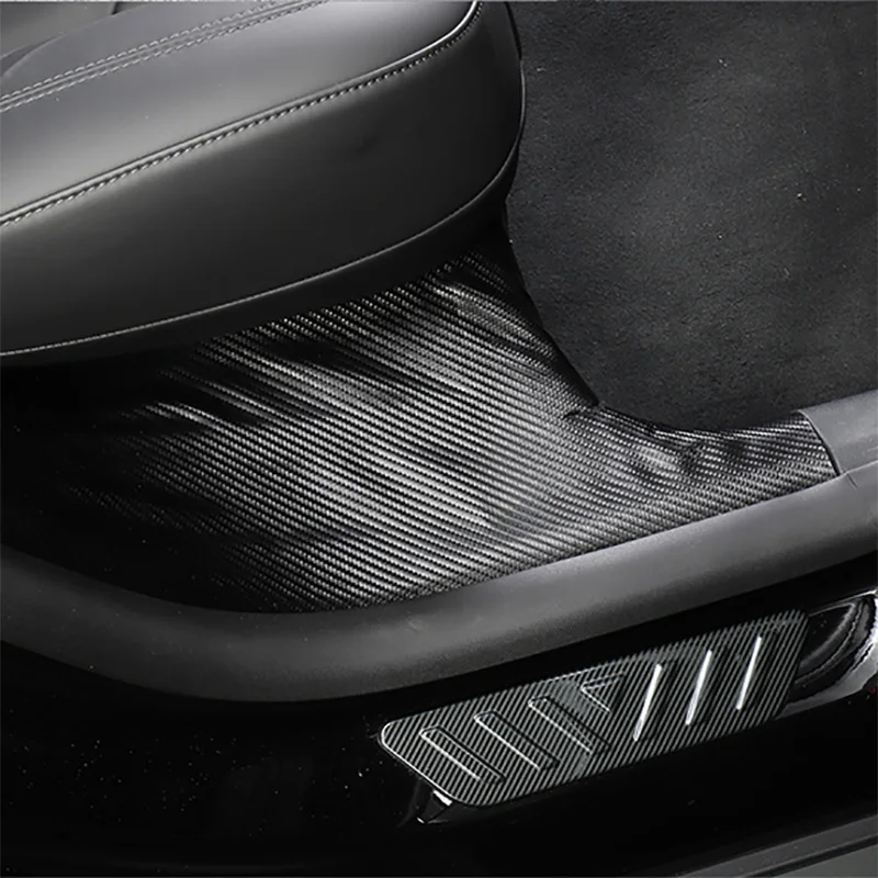 

Cab Protective Film Car Door Anti-Kick Film Threshold Anti-Dirty Sticker Co-Pilot Glove Box Protection Sticker For Tesla Model Y