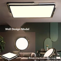 led ceiling light living room bedroom lamps dimming simple pendent lamp kitchen lights 72w 240w acrylic dining room furniture