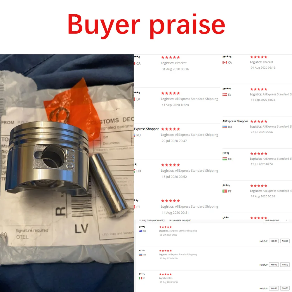 

65.5mm Piston 15mm Pin Ring Set Fit for Zongshen Loncin 250cc CB250 Engine ATV Quad Bike Motorcycle 2HH-115