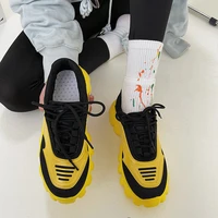 big size sports shoes hot sale old shoes women running shoes thick soled couple breathable sneakers
