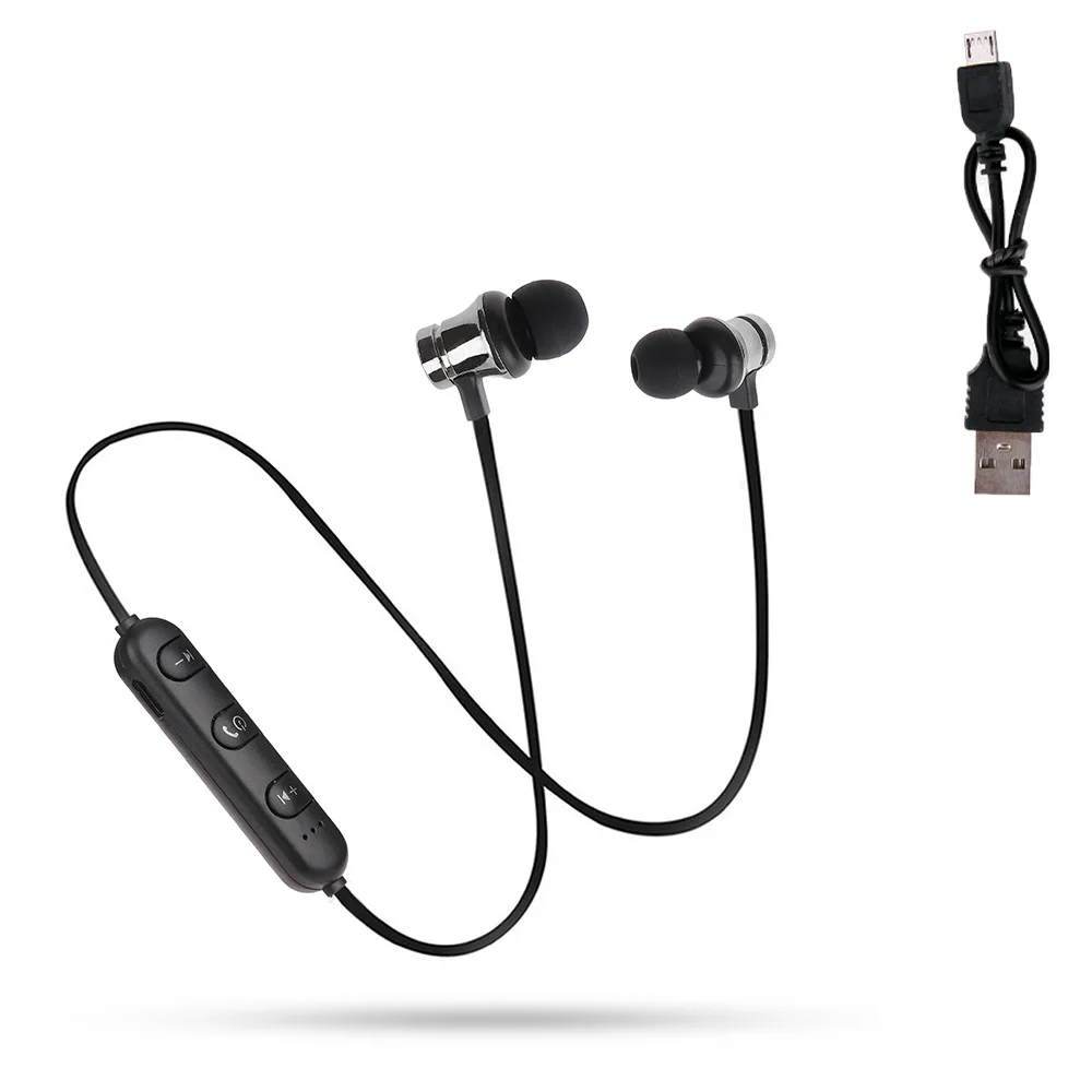 As the show XT11 беспроводные Bluetooth наушники стерео спортивные наушники магнитные беспроводные наушники-вкладыши с микрофоном Hands-free для IPhone 7 samsung - Цвет: As the show