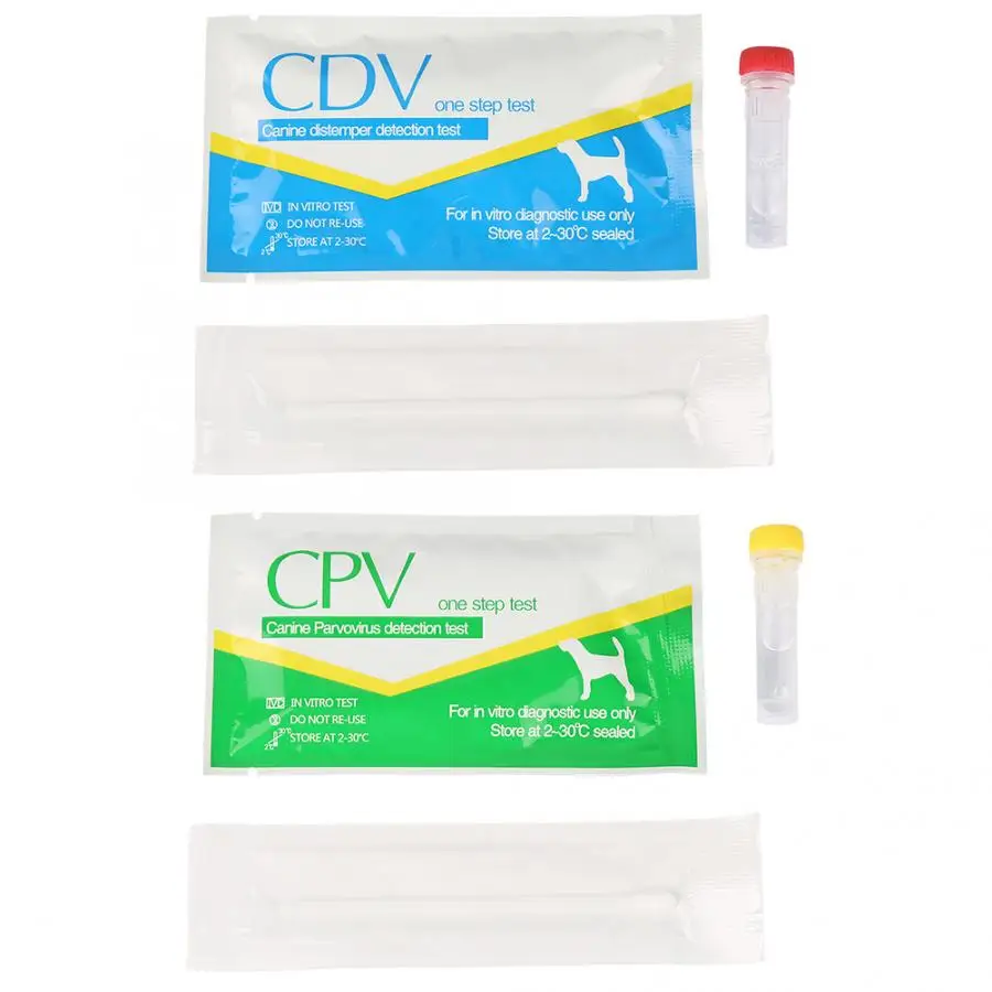 Собака CDV чумки вирус/CPV собачьего Parvovirus Тесты полосы товары для домашних
