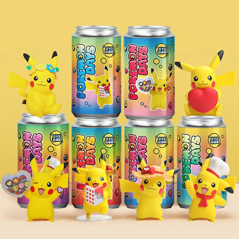 

Pokemon Go Anime Figure Bikachu Model Kawaii Jar Figures Ornaments Dolls Cartoon Brand Birthday Gift for Kids Friends Gifts Toys
