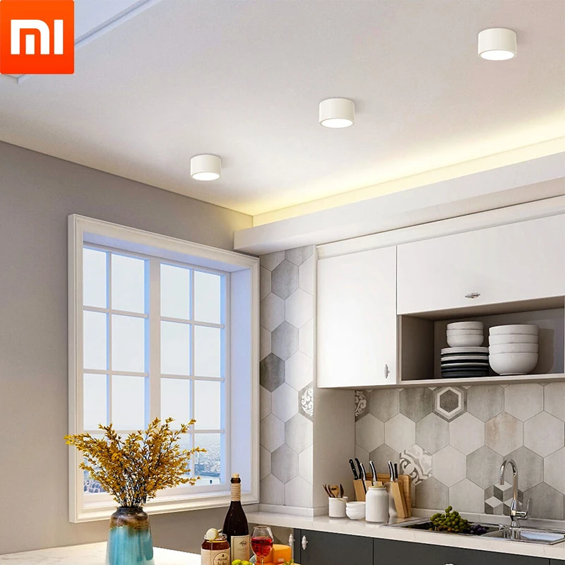 Потолочный светодиодный светильник Xiaomi 220 В с поверхностным креплением |