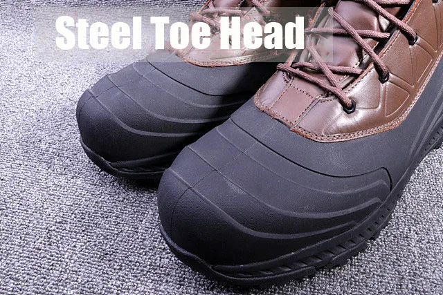 Зимние маслостойкие водонепроницаемые походные ботинки для мужчин из воловьей