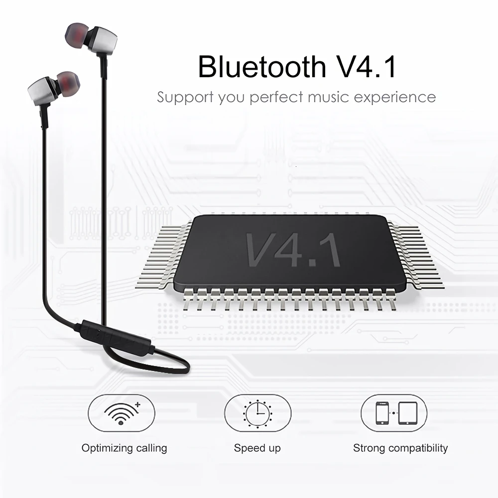 Bluetooth спортивные наушники-вкладыши беспроводные магнитные стерео наушники с