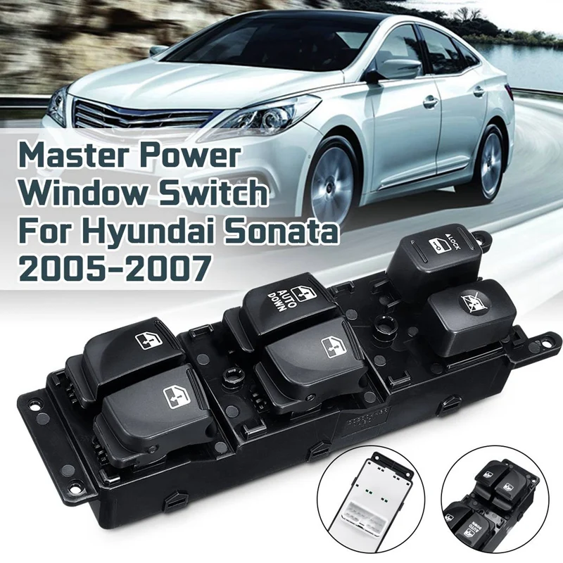 Автомобильный передний левый Драйвер боковой стеклоподъемник переключатель