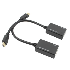 1 пара HDMI Over RJ45 CAT5E CAT6 удлинитель для головок до 100Ft кабель Поддержка для ТВ HDMI удлинитель передатчик