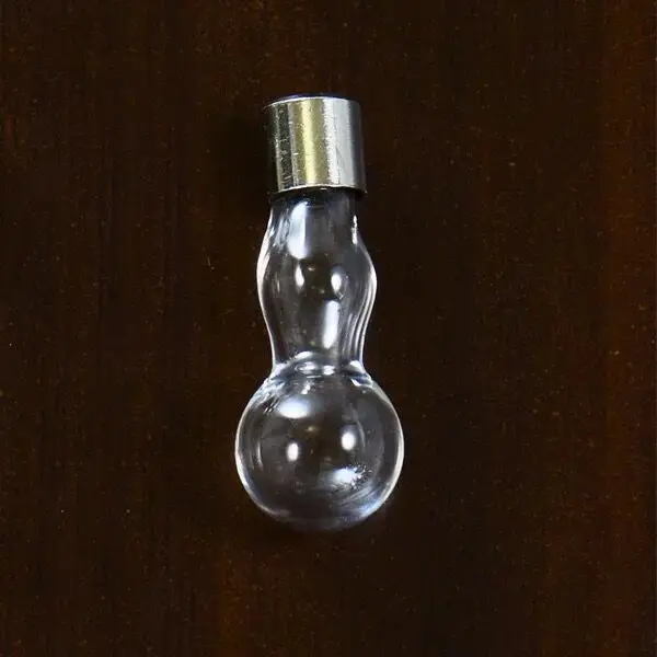 1 шт. стеклянная крышка с винтом флакон подвеской из хрустального стекла медальон