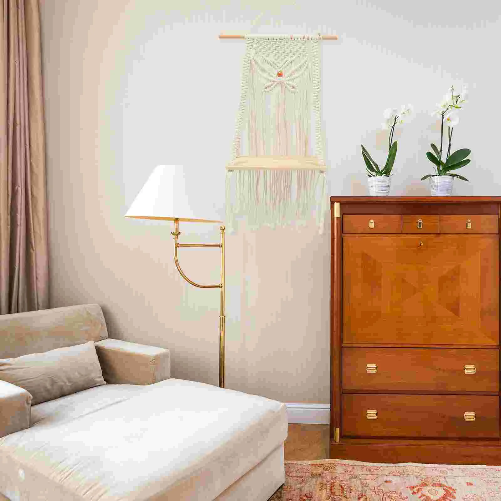 

Настенный цветочный горшок для вязания, настенный гобелен, стеллаж для растений