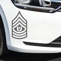 free shipping army enlisted ranks decals car stickers fun personality car sticker decal car styling
