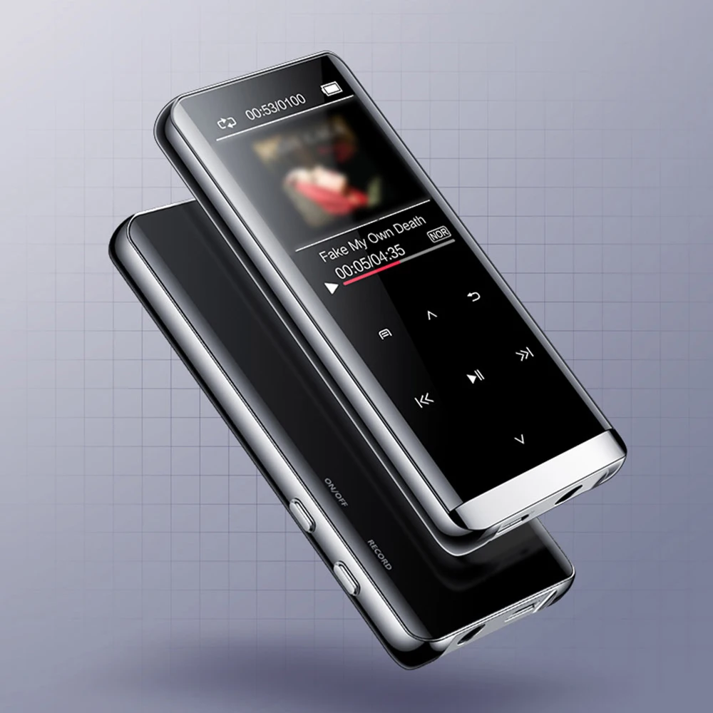 OLED дисплей MP3 плеер без потерь HIFI MP4 Bluetooth музыка запись голоса 800 мАч