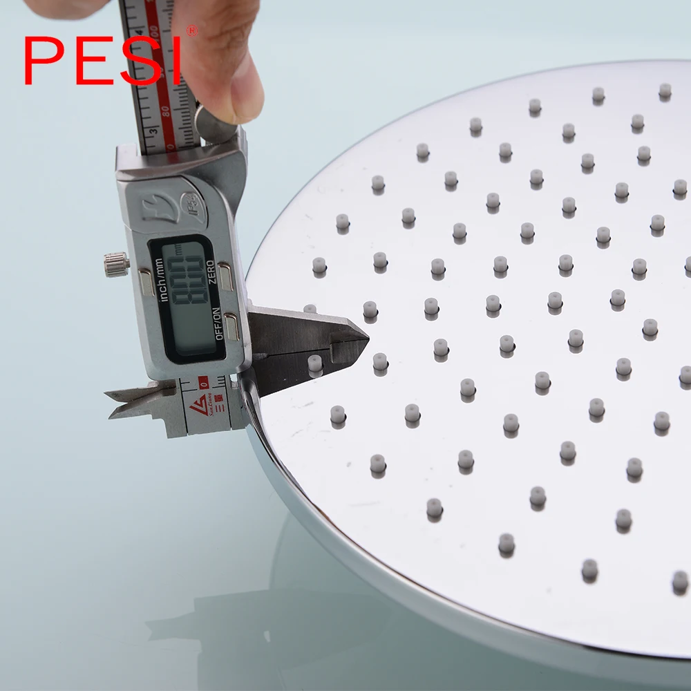 8/9/10/12 дюймов хромированная круглая Лейка для душа латунные душевые распылители