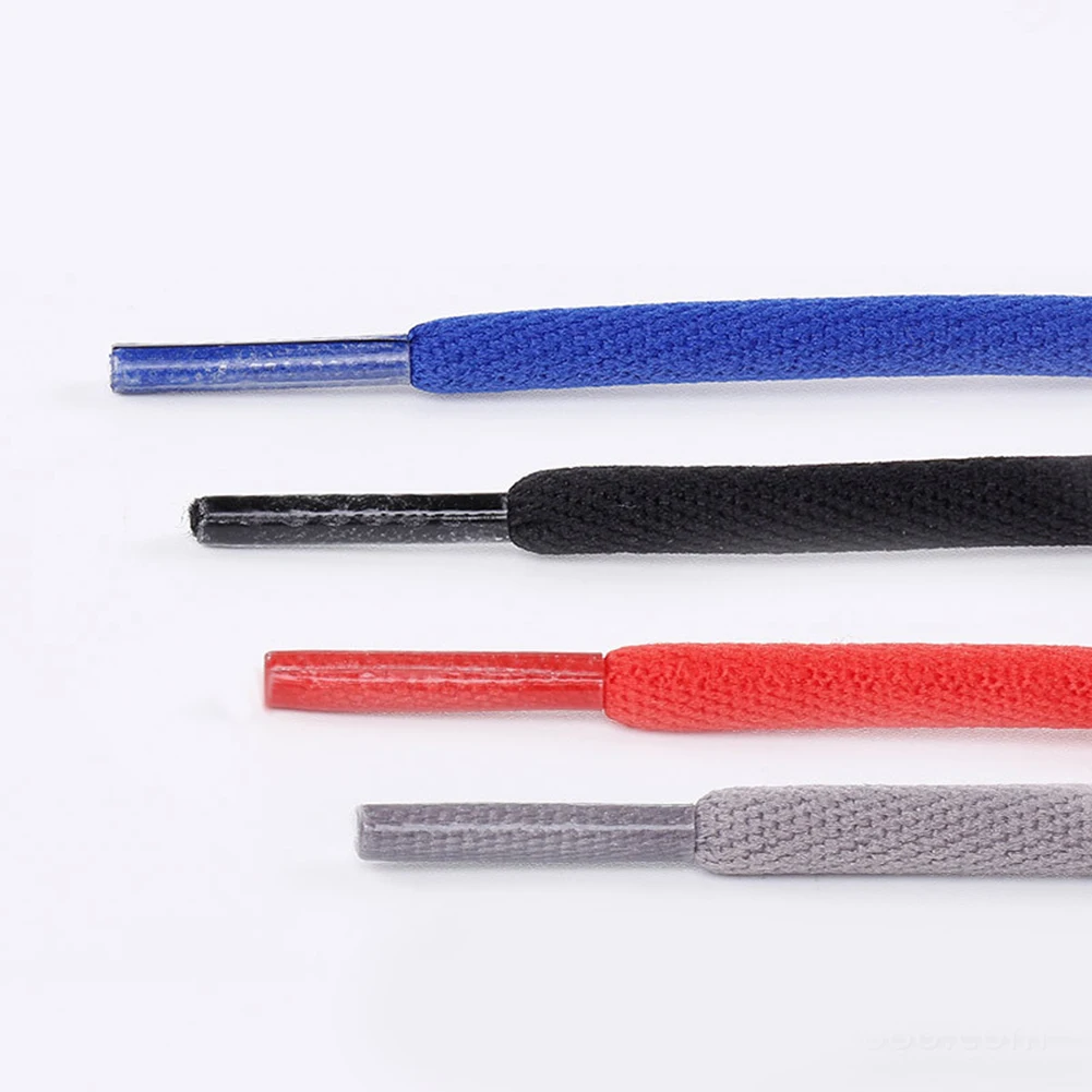 1 пара однотонных шнурков с круглым носком на 140 см Высококачественная обувь из