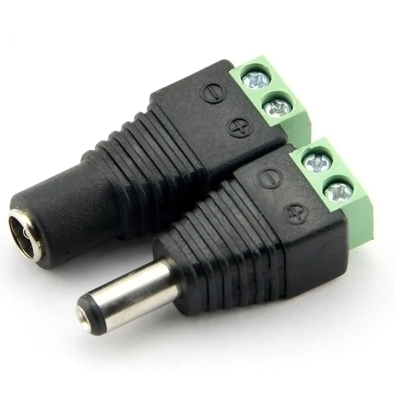 Адаптер питания для светодиодных лент 5050 3528 12 в пост. Тока|connector for led strip|connectors strip