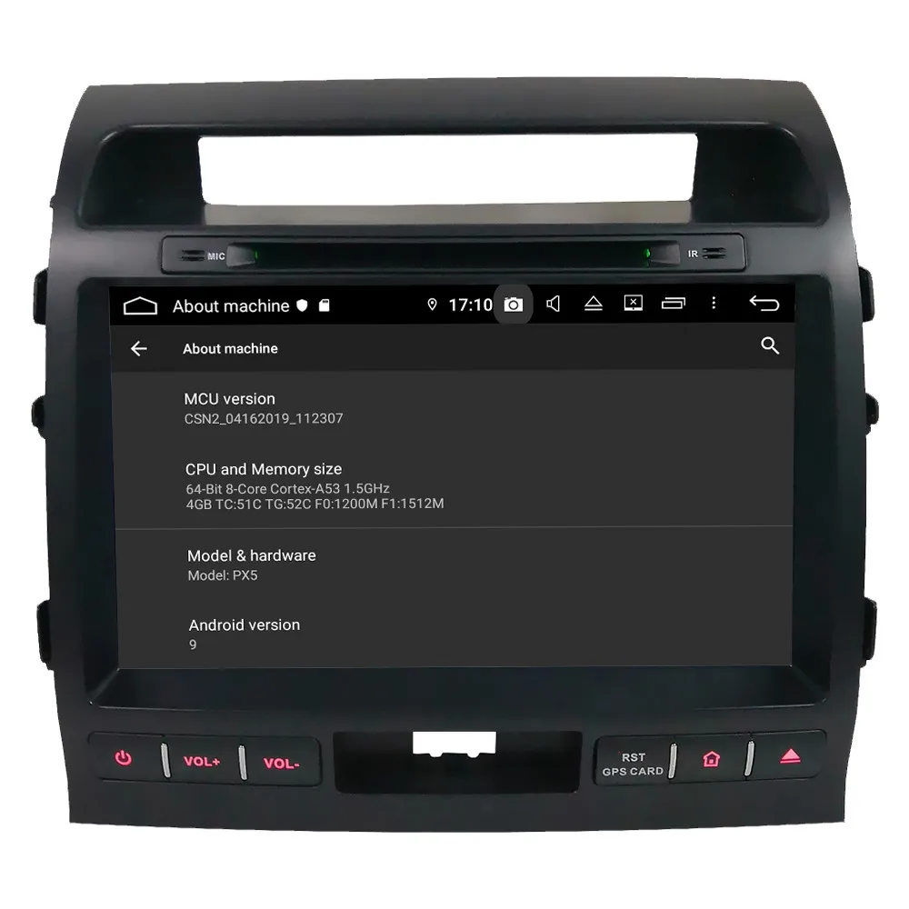 Klyde 10," ips 4G Android 9 Восьмиядерный 4 Гб ОЗУ 64 Гб ПЗУ DSP автомобильный DVD мультимедийный плеер для Toyota Land Cruiser 200 LC200 2008-15