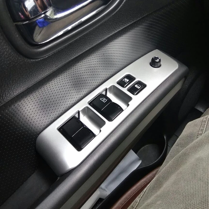 

Стеклянная крышка переключателя для Nissan X-Trail T31 2008-2013, отделка двери, окна, декоративная панель из АБС-пластика, X trail, Стайлинг автомобиля