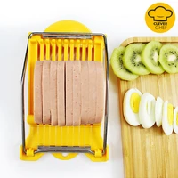 luncheon meat slicer stainless steel fruit vegetable slicer tomato cutter banana strawberry meat cutter kitchen accessories