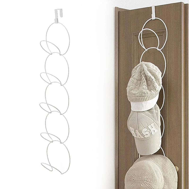 Шляпа хранения артефакт вешалка дверь за бесшовной гардеробная сумка шарф