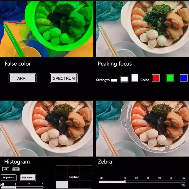 Монитор с 7-дюймовым сенсорным ЖК-дисплеем R7 4K для камеры | Электроника