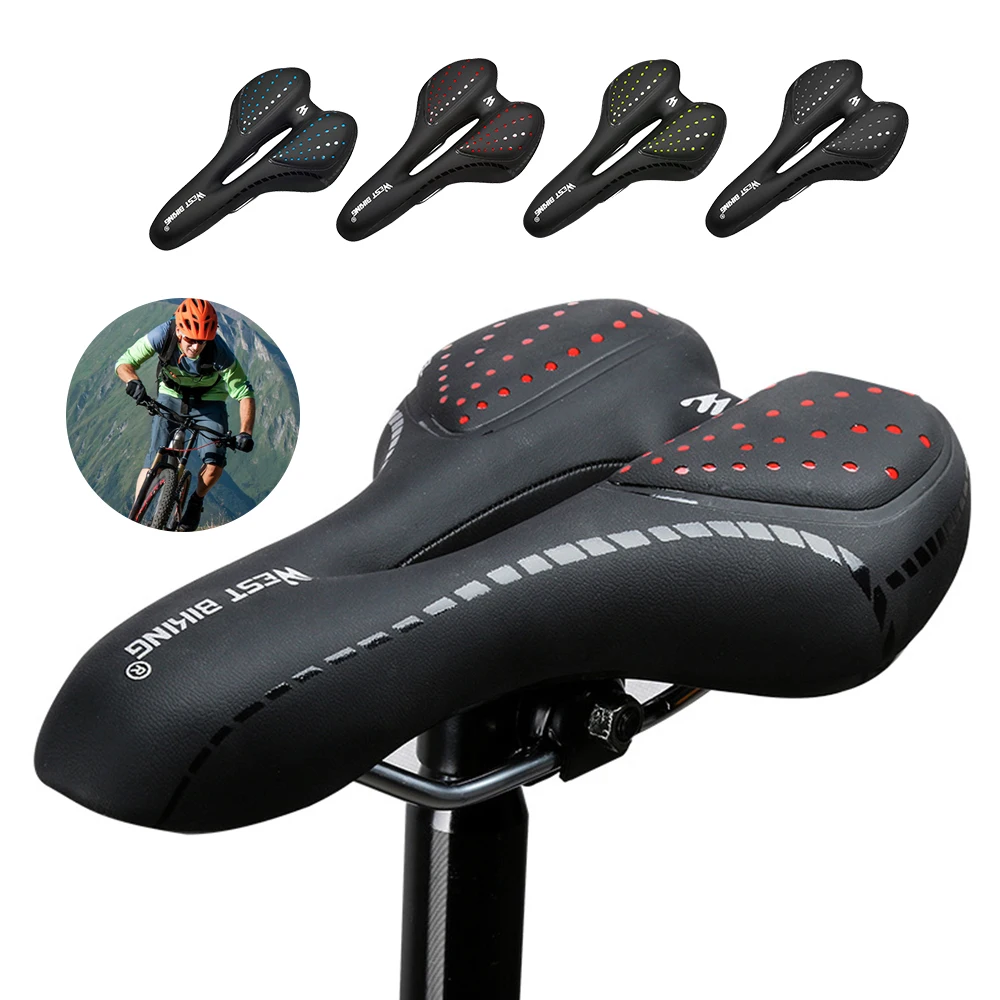 MTB горный велосипед Велоспорт седло велосипеда утолщенной дополнительный