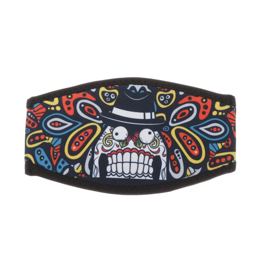 Teeth Strap Cover Маска для дайвинга для взрослых, очки из закаленного стекла для подводного плавания, очки для плавания, подводного плавания - Color: Teeth Strap Cover
