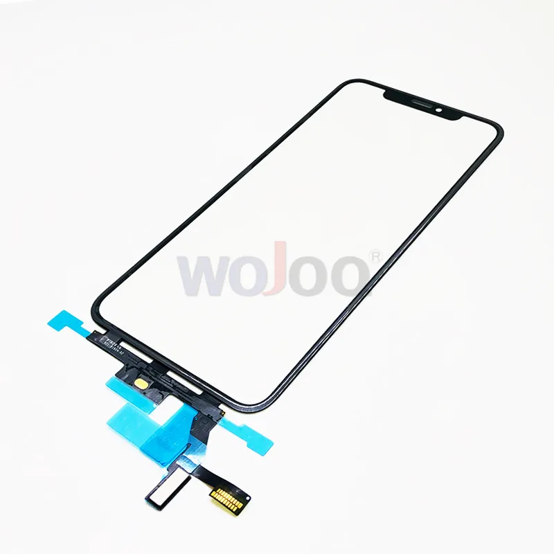 Сенсорный экран дигитайзер стеклянная панель объектива для iPhone 11 X XS XR Max внешний