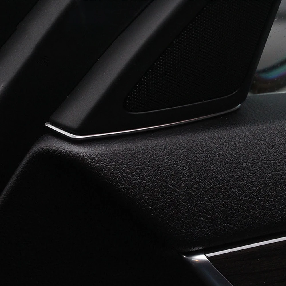 

Car Tweeter Cover Chrome Trim Strip For Bmw F10 F11 5 Series Front Door Speakers Frame Trim Sequins Original Slot Plug Sticker