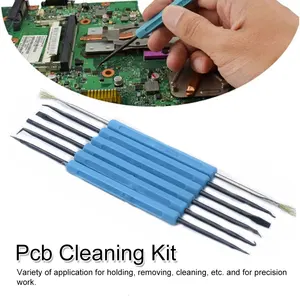 Набор инструментов для удаления припоя, вспомогательные инструменты для пайки, электроника, 6 шт.