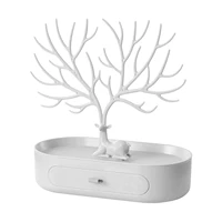 girl dust proof with drawer 3 tier holder practical earring shelves non slip decorative tree jewellery stand gift storage box