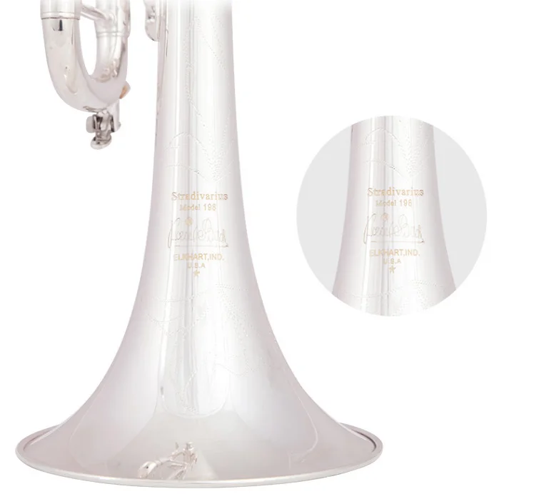 Высококачественные латунные Музыкальные инструменты с серебряным покрытием