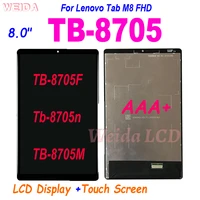 aaa new 8 0 lcd for lenovo tab m8 fhd tb 8705f tb 8705n tb 8705m tb 8705 lcd display touch screen digitizer assembly replace