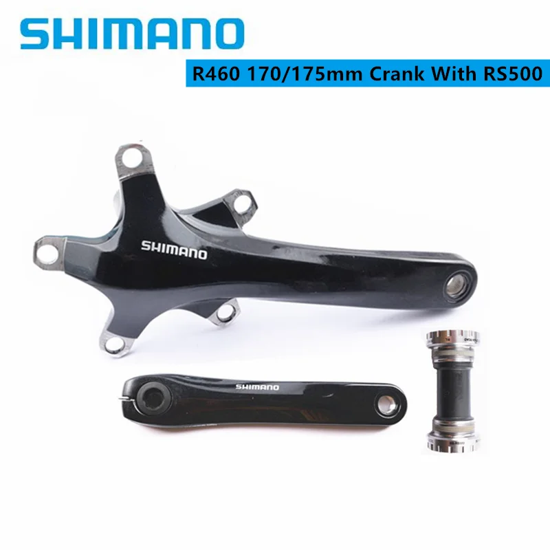 

Shimano R460 FC-R460 Crank 170mm 175mm 110BCD 2x10 Speed R460 Bottom Bracket RS500 For Road Bike Bicycle Crankset