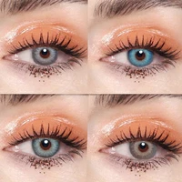 2pcspair color contact lenses yearly use cosmetic contact lens natural beautiful pupil for eyes