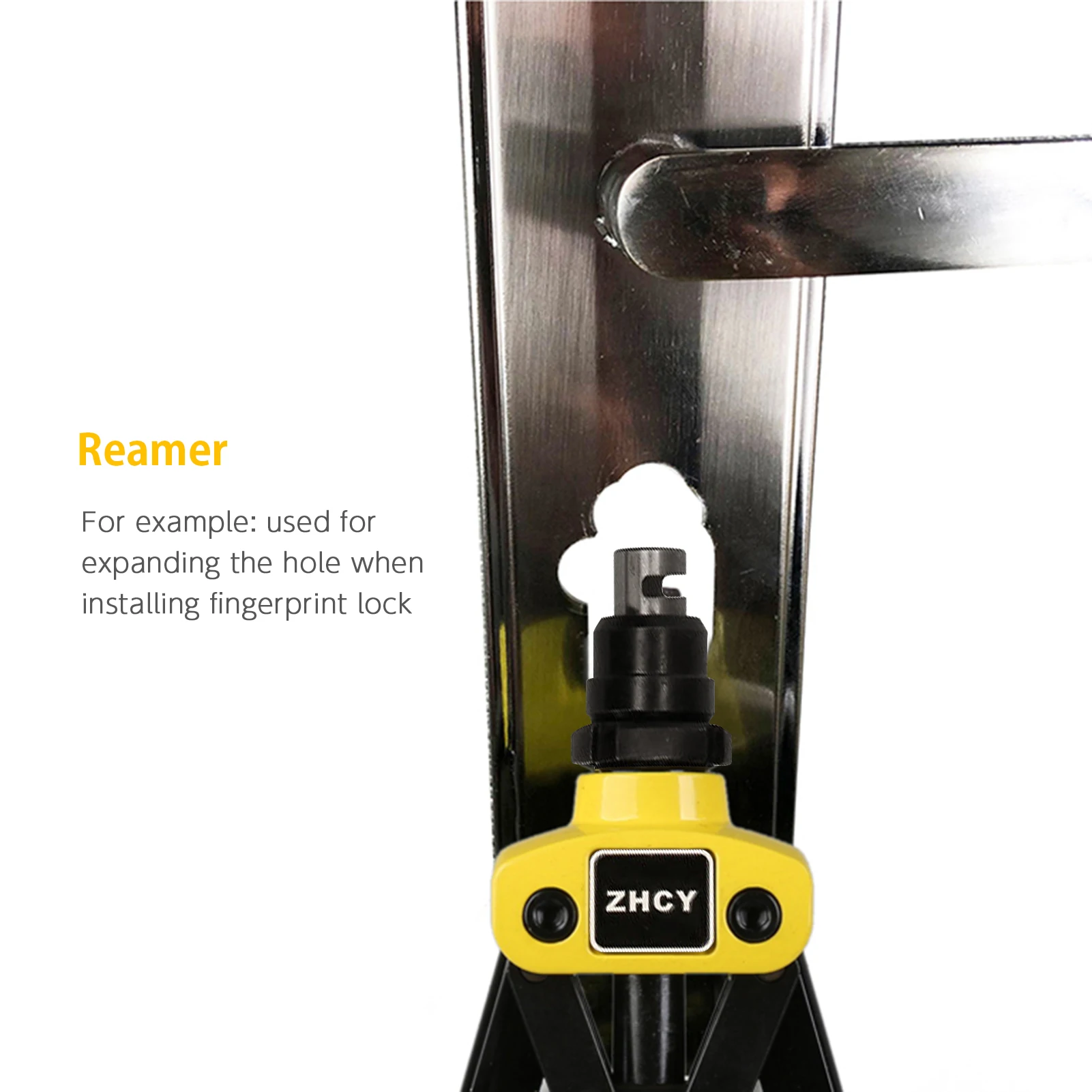 

13-inch Hand Riveter 2 in 1 Heavy Duty Riveting Gun and Reamer Ergonomic Design Riveting Tool for Construction Repair Decoration
