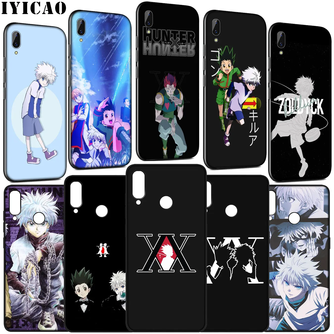 Мягкий чехол для телефона с героями мультфильмов Hunter x Huawei Y9 Y7 Y6 Prime 2019 Honor 20 10 9 9X 8C 8X