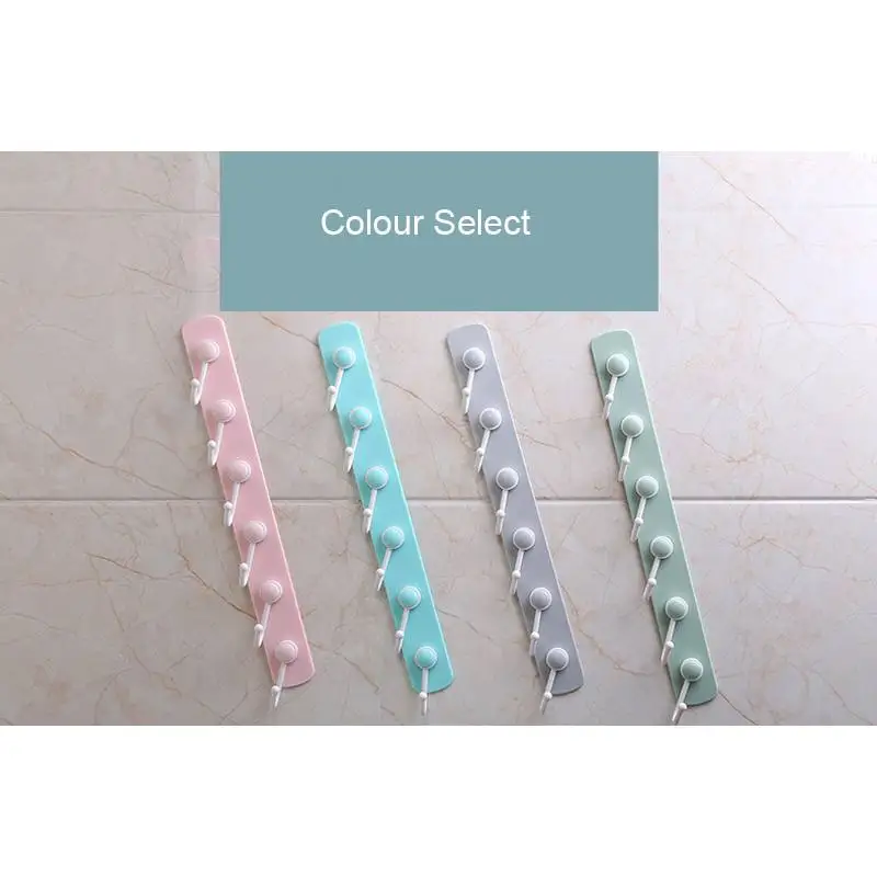 

Multi-purpose Self-Adhesive Wall Hooks Hook Storage Steel Oragnizer for Kitchen Sundry Bathroom Windproof Clip Clips