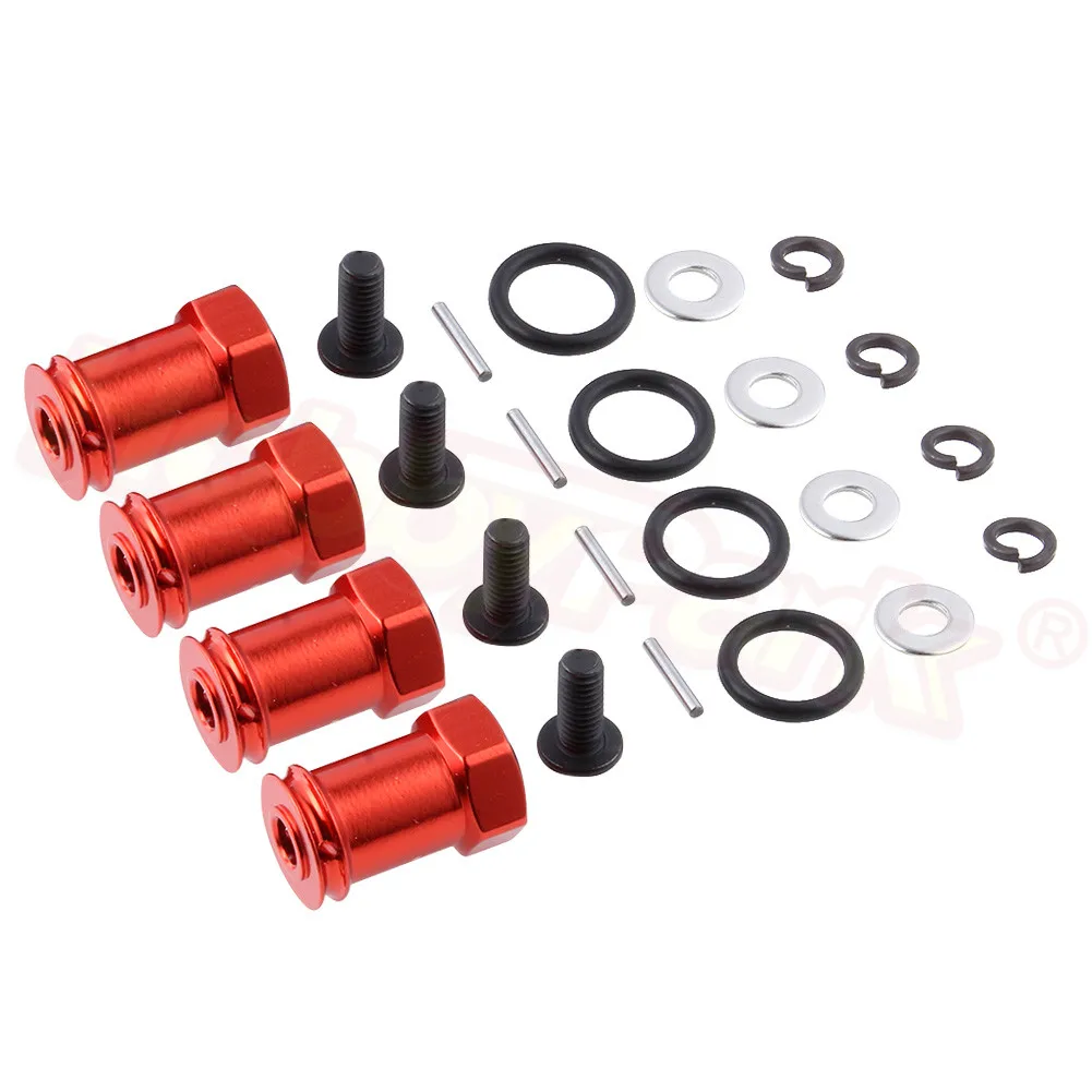 20мм Длина 12мм Шестигранные Втулки Колес Расширители Преобразования Отступления для 1/10 Модель Машинки на Управлении Масштаба Краулер Грузовик Внедорожный Багги На Машине.