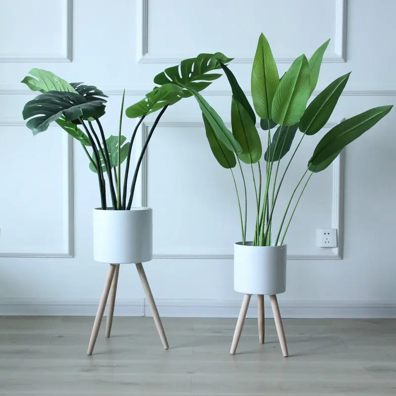 

Indoor Living Room Simple Wrought Iron Household Shelf Home Furnishings Flower Stand Flower Pot Decoration Container