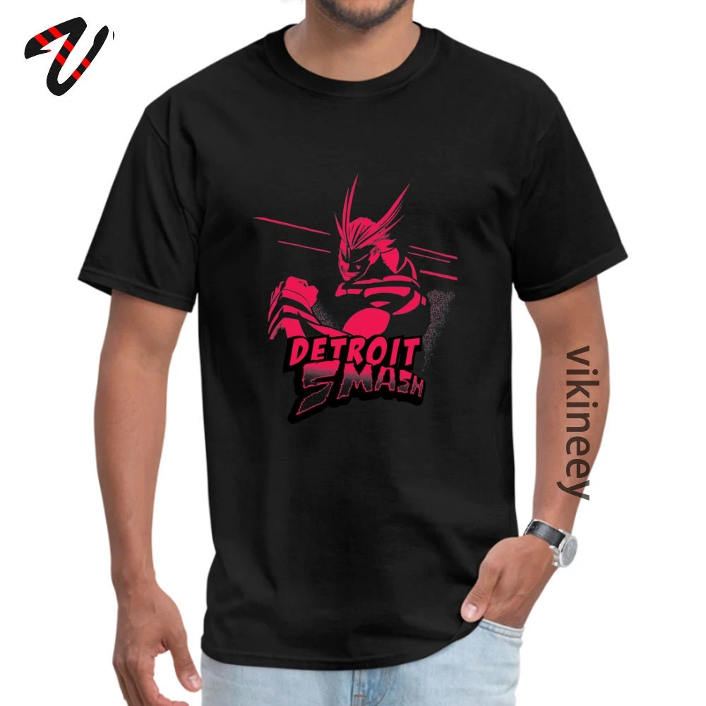 Футболка мужская с круглым вырезом классическая короткая рубашка принтом