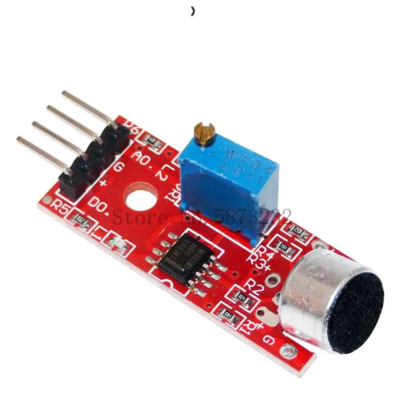 _ Микрофонный датчик обнаружения модуля для Arduino AVR PIC | Электронные компоненты и