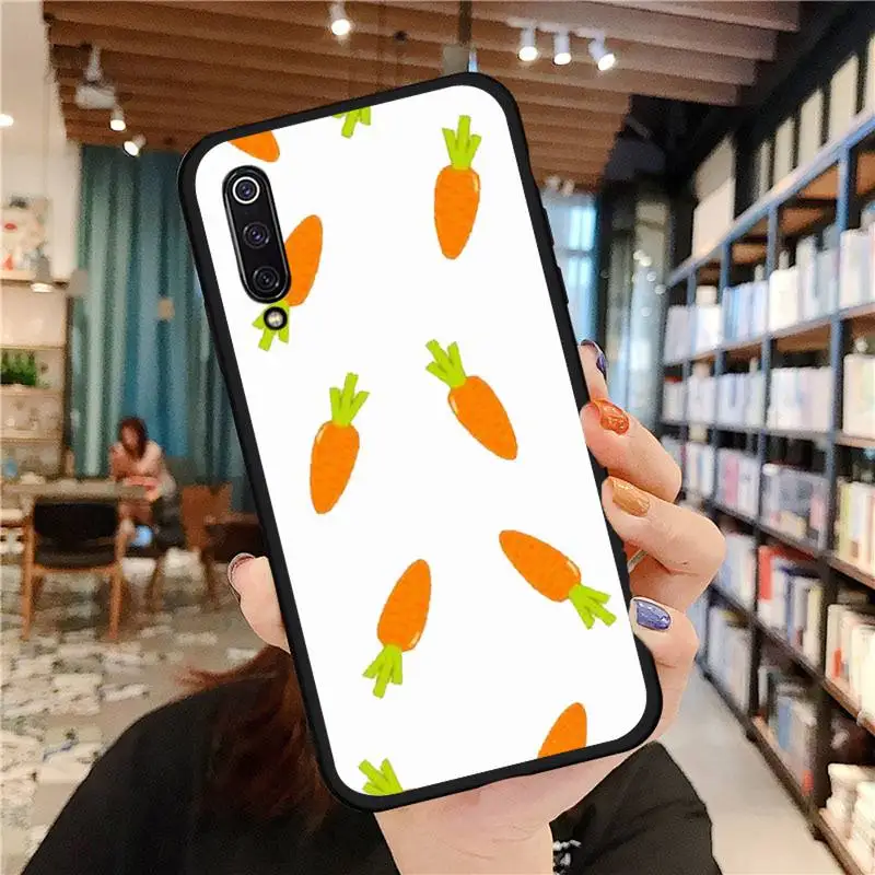

Cute food carrot Painted Phone Case For Xiaomi Redmi 7 8 9t 6 9se k20 mi8 max3 lite 9 note 9s 10 pro