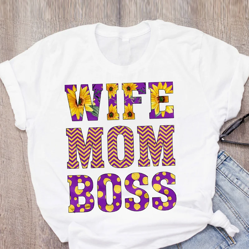 Женская футболка с подсолнухами и надписью Momlife летняя женская одежда коротким