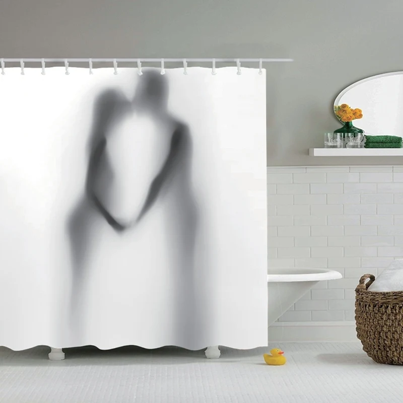 Соблазнительная девушка тень душ Шторы телесного цвета Лидер продаж Элегантные