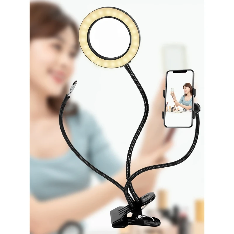 

3 Color Modes 360 Optical Glass Lens Magnifying Lamp 10X LED Magnifier Light